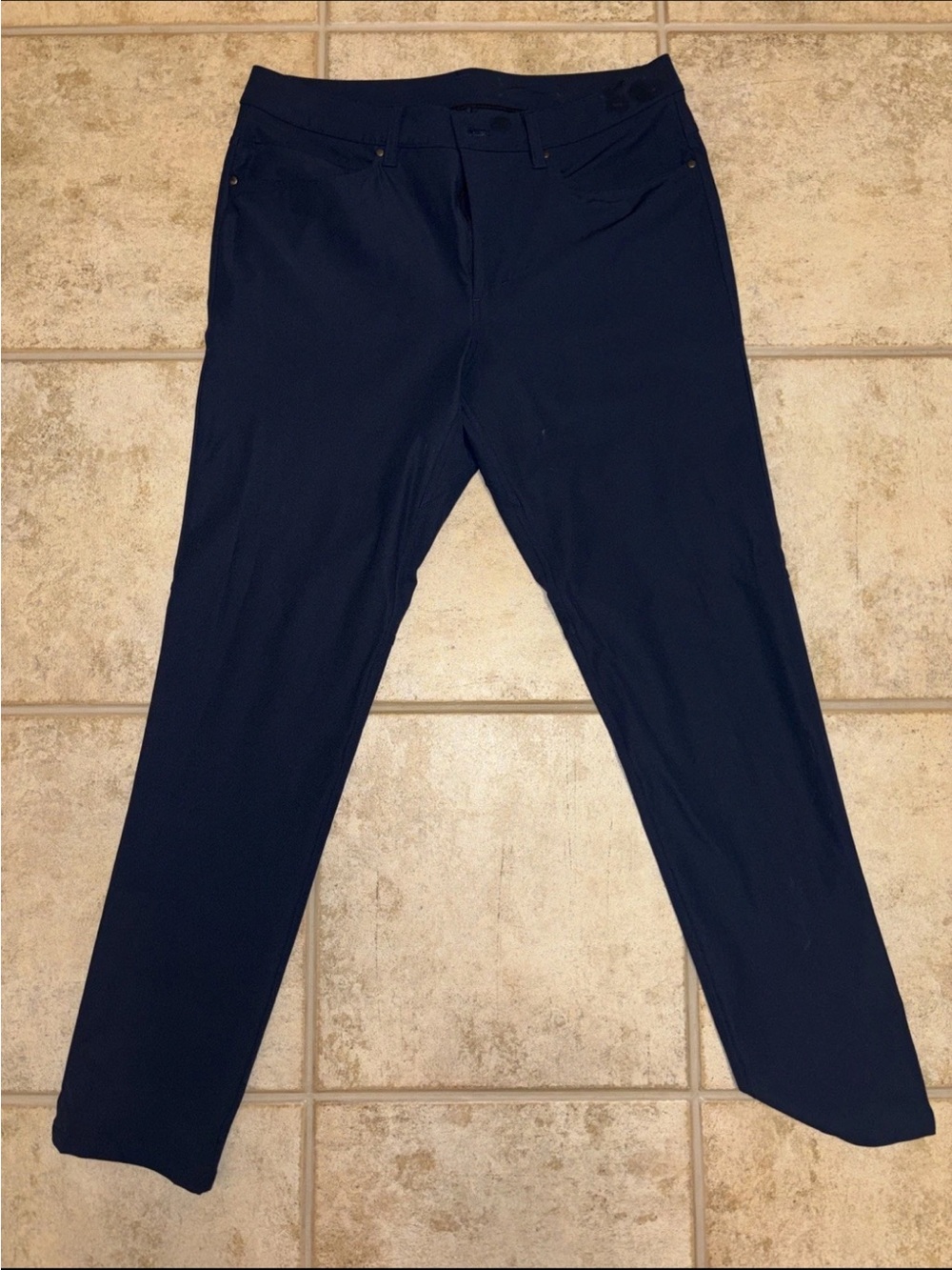 Men’s Lululemon ABC Slim Trouser Pants True Navy Size 32